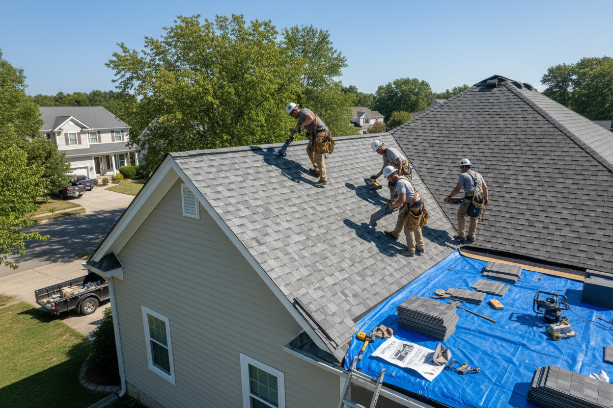 Nice new roofing project