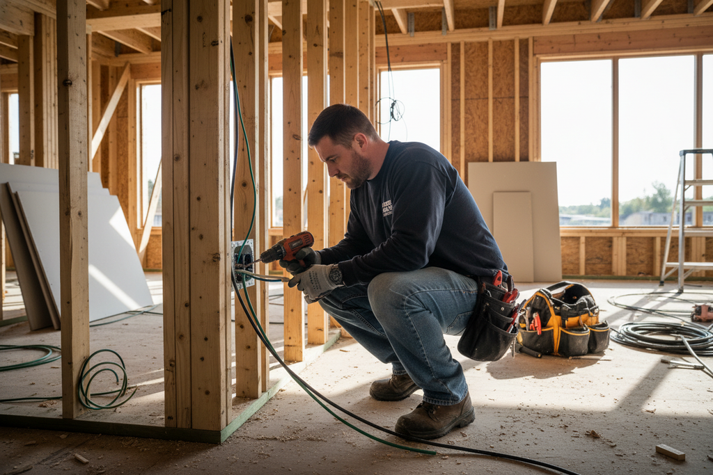 residential-electrician-installing-plugs-in-a-new-house